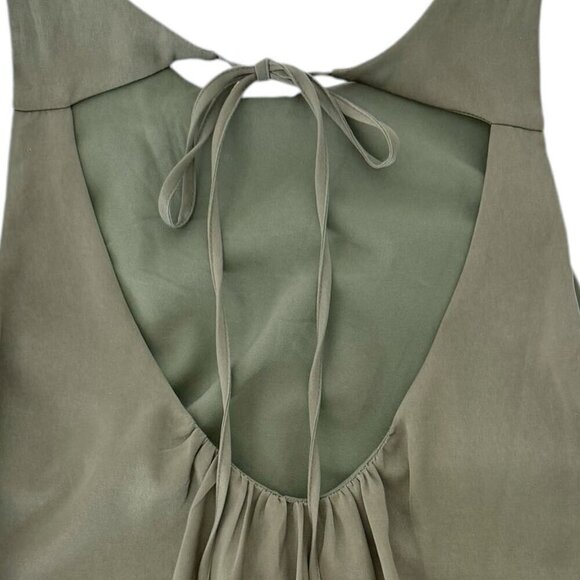 Banana Republic Olive Green Open Back Tank - Picture 6 of 6